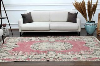 Shabby Chic Decor Vintage Rug - Thumbnail