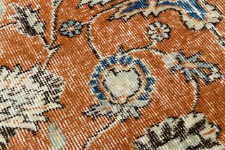 Farmhouse Decor Vintage Turkish Rug - Thumbnail