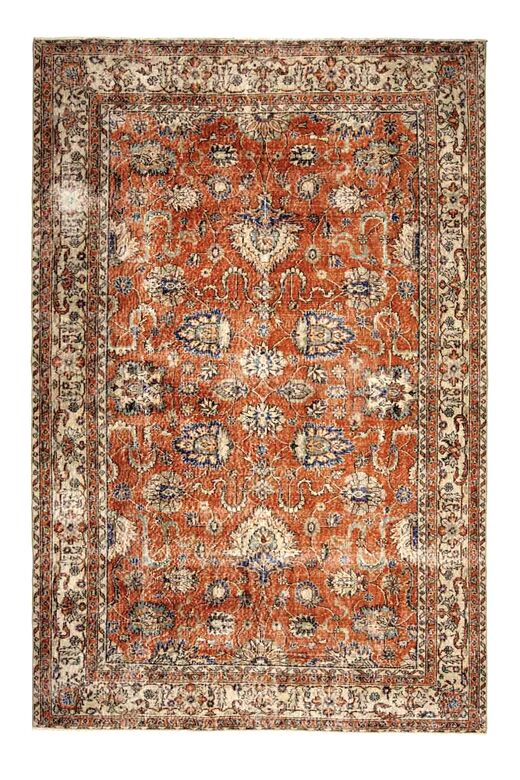 Farmhouse Decor Vintage Turkish Rug