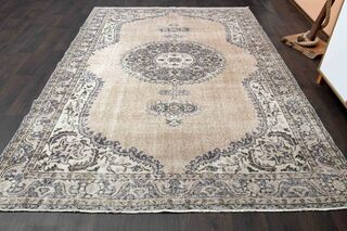 One of a Kind Vintage Turkish Rug - Thumbnail