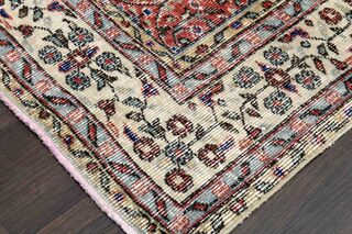 HOT RED - Vintage Turkish Decor Rug - Thumbnail