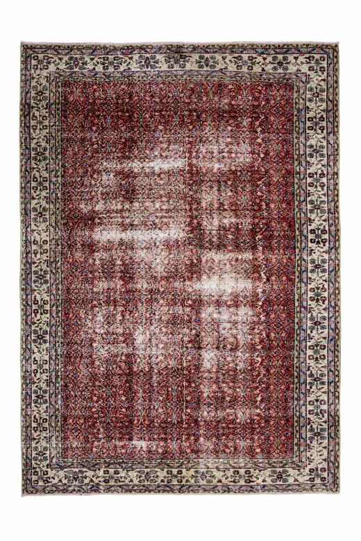 HOT RED - Vintage Turkish Decor Rug