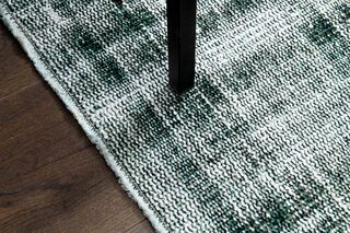 Distressed Green Turkish Area Rug - Thumbnail