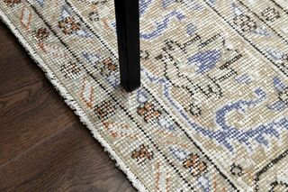 Blue Handwoven Vintage Persian Rug - Thumbnail