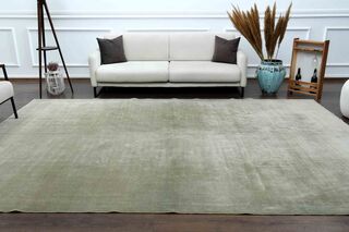 Solid Antique Neutral Turkish Rug - Thumbnail