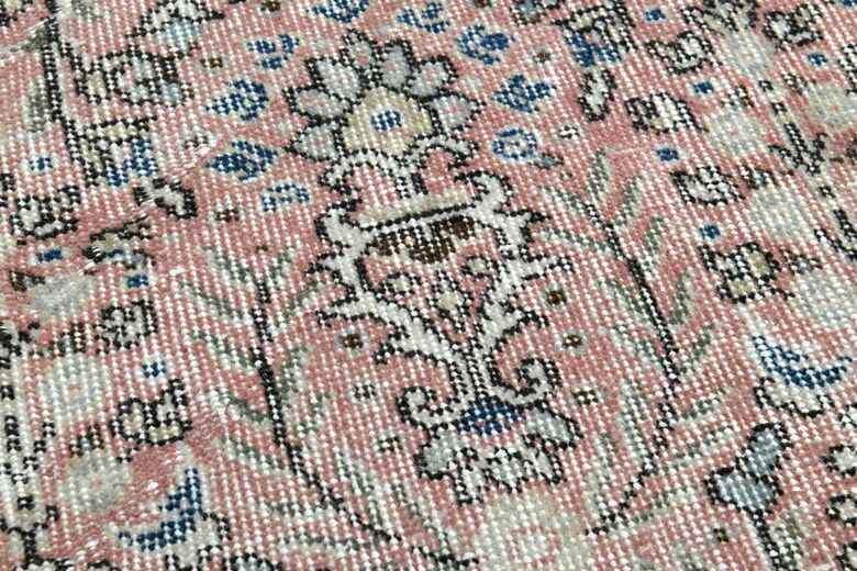 Floral Oushak Turkish Rug