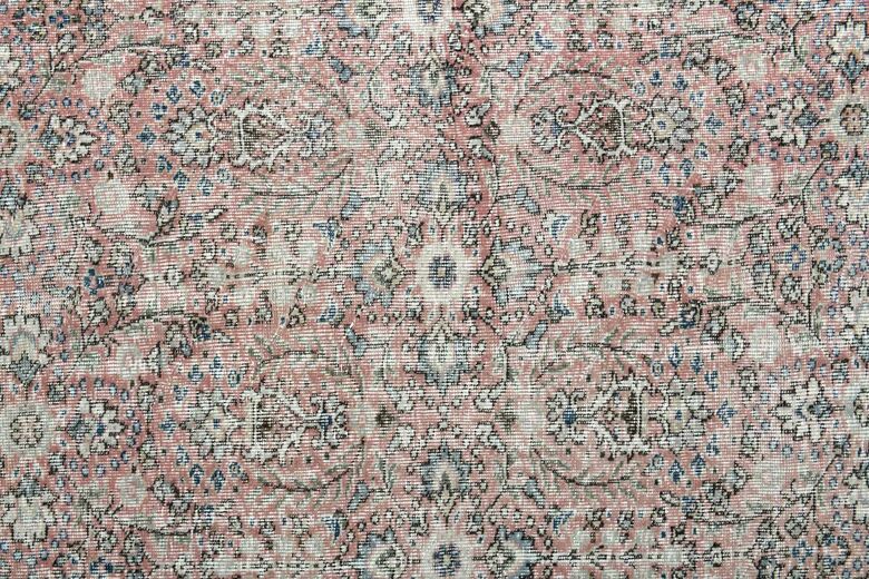 Floral Oushak Turkish Rug