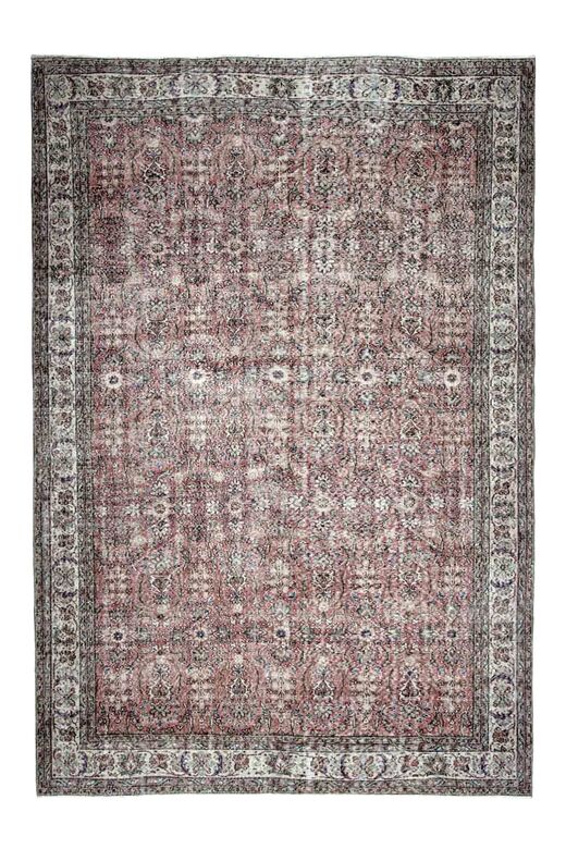 Floral Oushak Turkish Rug