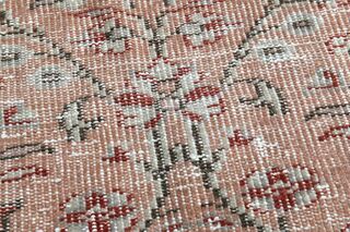 Orange Beige Farmhouse Turkish Rug - Thumbnail