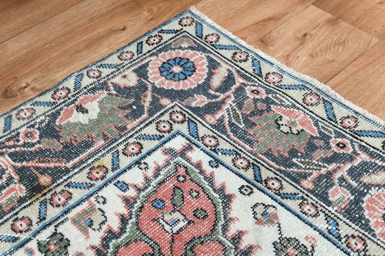 Minimalist Vintage Turkish Rug