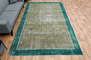 Scandinavian Decor Turkish Vintage Rug - Thumbnail