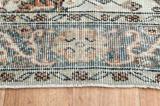 Orange Vintage Turkish Rug - Thumbnail