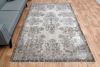 Living Room Decor Antique Turkish Rug - Thumbnail