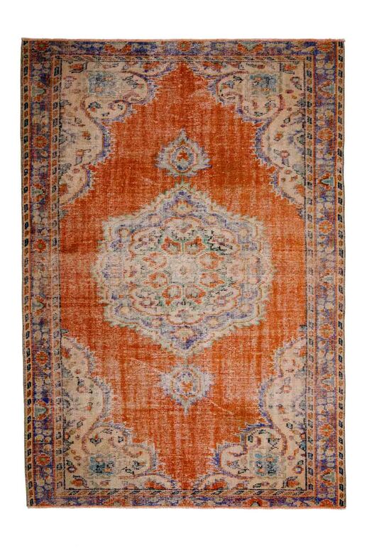 Farmhouse Decor Vintage Turkish Rug