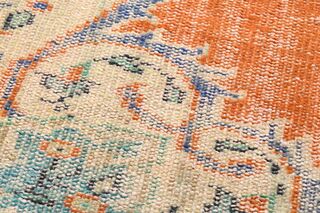 Farmhouse Decor Vintage Turkish Rug - Thumbnail