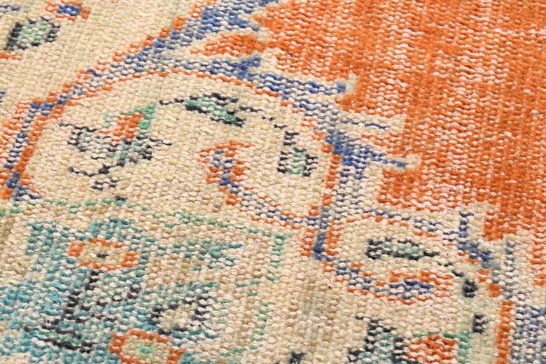 Farmhouse Decor Vintage Turkish Rug