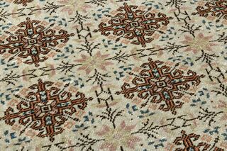 Wool Ikat Turkish Rug - Thumbnail