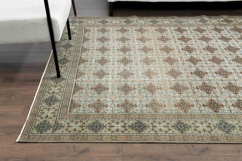 Wool Ikat Turkish Rug