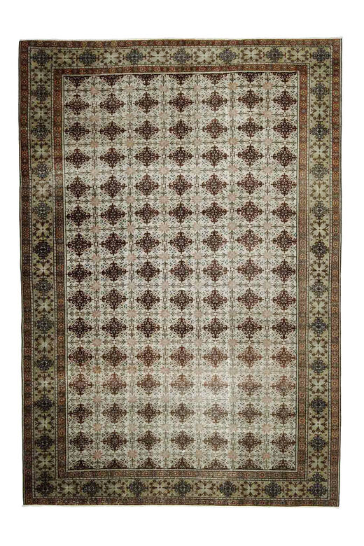 Wool Ikat Turkish Rug