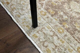 Beige Vintage Turkish Rug - Thumbnail