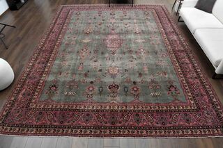 One of a Kind Wool Handmade Turkish Rug - Thumbnail