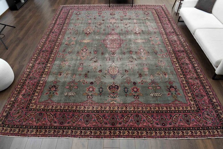 One of a Kind Wool Handmade Turkish Rug