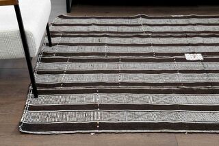 Rare Design Vintage Turkish Kilim Rug - Thumbnail