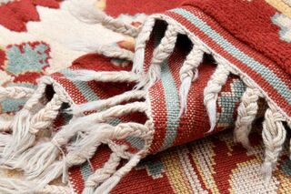 Shabby Chic Decor Vintage Turkish Rug - Thumbnail