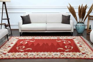 Shabby Chic Decor Vintage Turkish Rug - Thumbnail