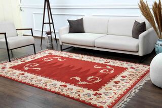 Shabby Chic Decor Vintage Turkish Rug - Thumbnail