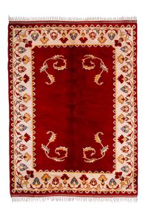 Special Wool Vintage Turkish Rug - Thumbnail