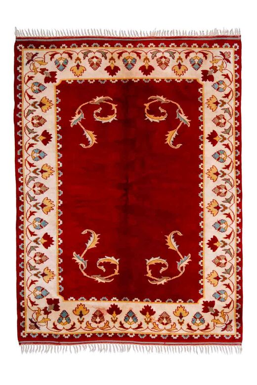 Special Wool Vintage Turkish Rug