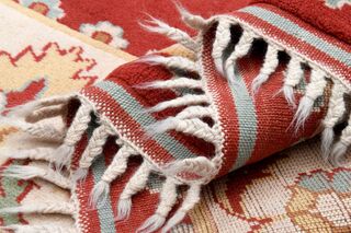 Special Wool Vintage Turkish Rug - Thumbnail