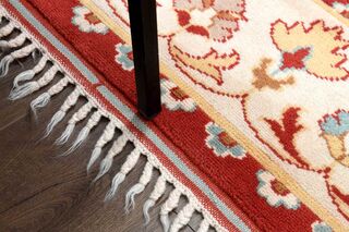 Special Wool Vintage Turkish Rug - Thumbnail