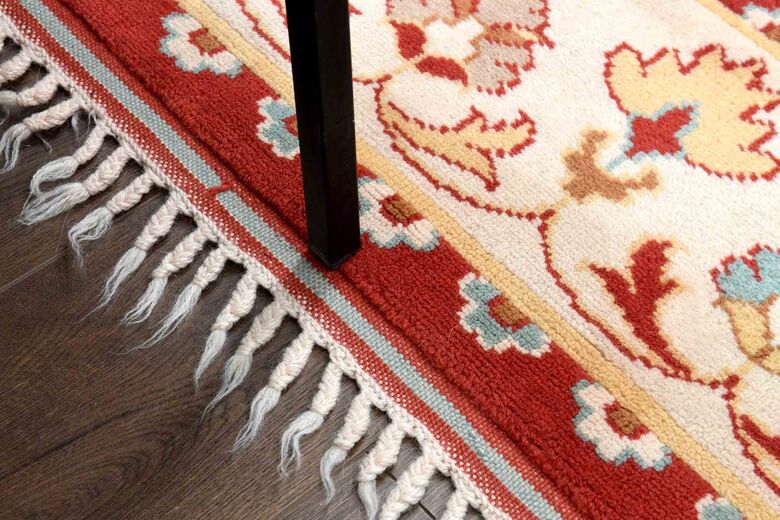 Special Wool Vintage Turkish Rug