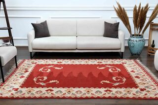 Special Wool Vintage Turkish Rug - Thumbnail