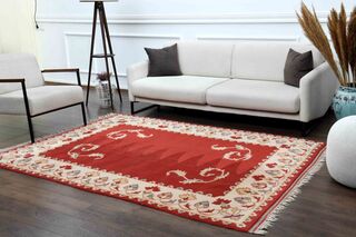 Special Wool Vintage Turkish Rug - Thumbnail