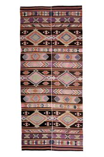 Vintage Flatweave Nomadic Kilim - Thumbnail