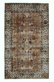 Farmhouse Decor Vintage Turkish Rug - Thumbnail