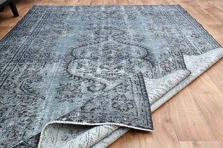 Night Blue Turkish Rug - Thumbnail