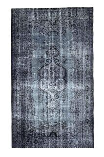 Night Blue Turkish Rug - Thumbnail