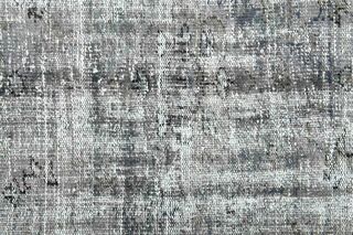 Faded Black Vintage Turkish Rug - Thumbnail