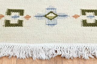 Flatweave Vintage Turkish Kilim Rug - Thumbnail