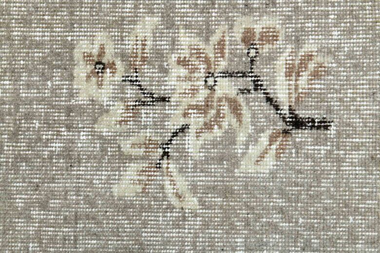 Beige Wool Turkish Rug