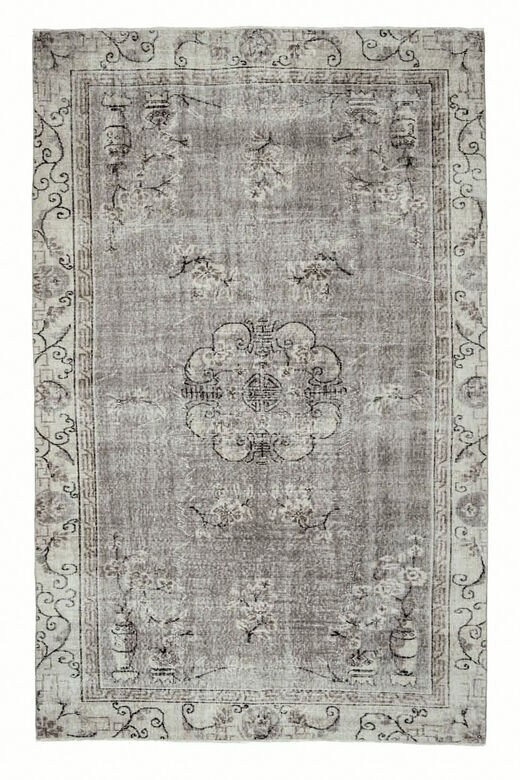 Beige Wool Turkish Rug