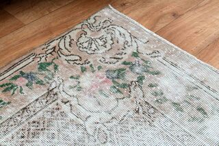 Solid Vintage Turkish Rug - Thumbnail