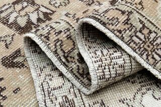 Beige Brown Turkish Rug - Thumbnail