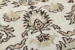 Beige Brown Turkish Rug - Thumbnail