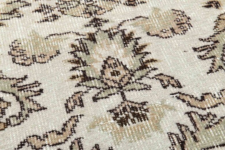 Beige Brown Turkish Rug