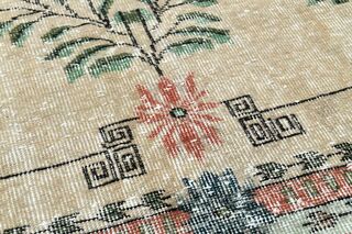 Multicolor Vintage Turkish Rug - Thumbnail